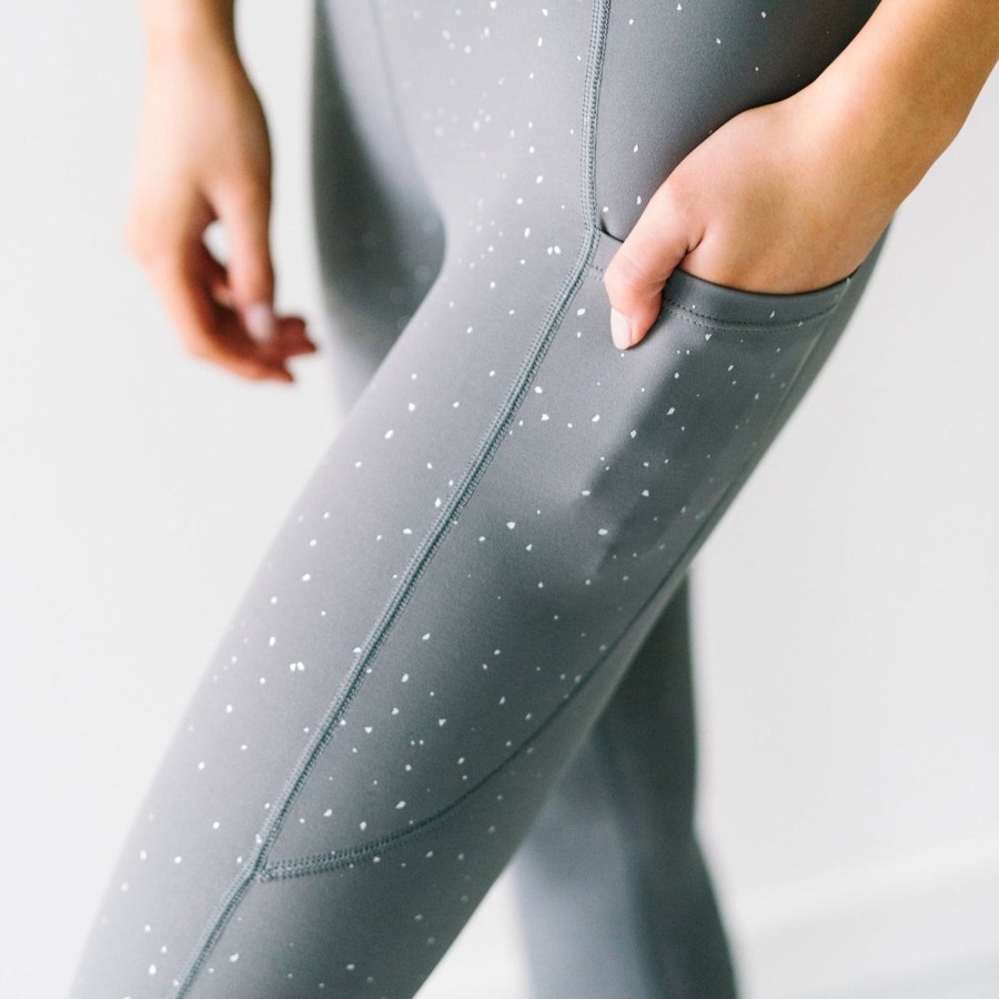 Bottoms Maven Thread | Inspire Leggings - Silver Glitter | Mt Sport