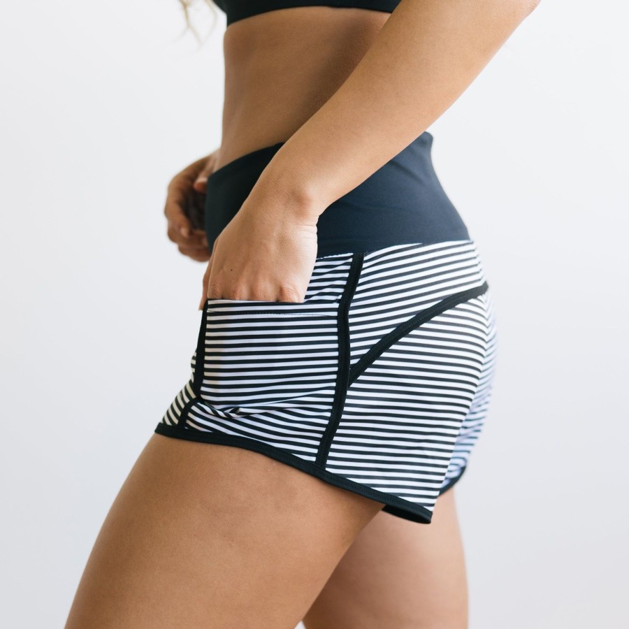 Bottoms Maven Thread | Elite Shorts - 3.5'' - B&W Stripes