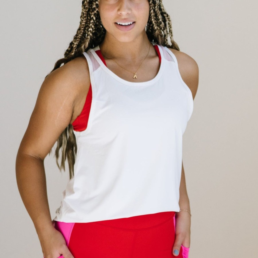 Tops Maven Thread | Breathe Tank - White