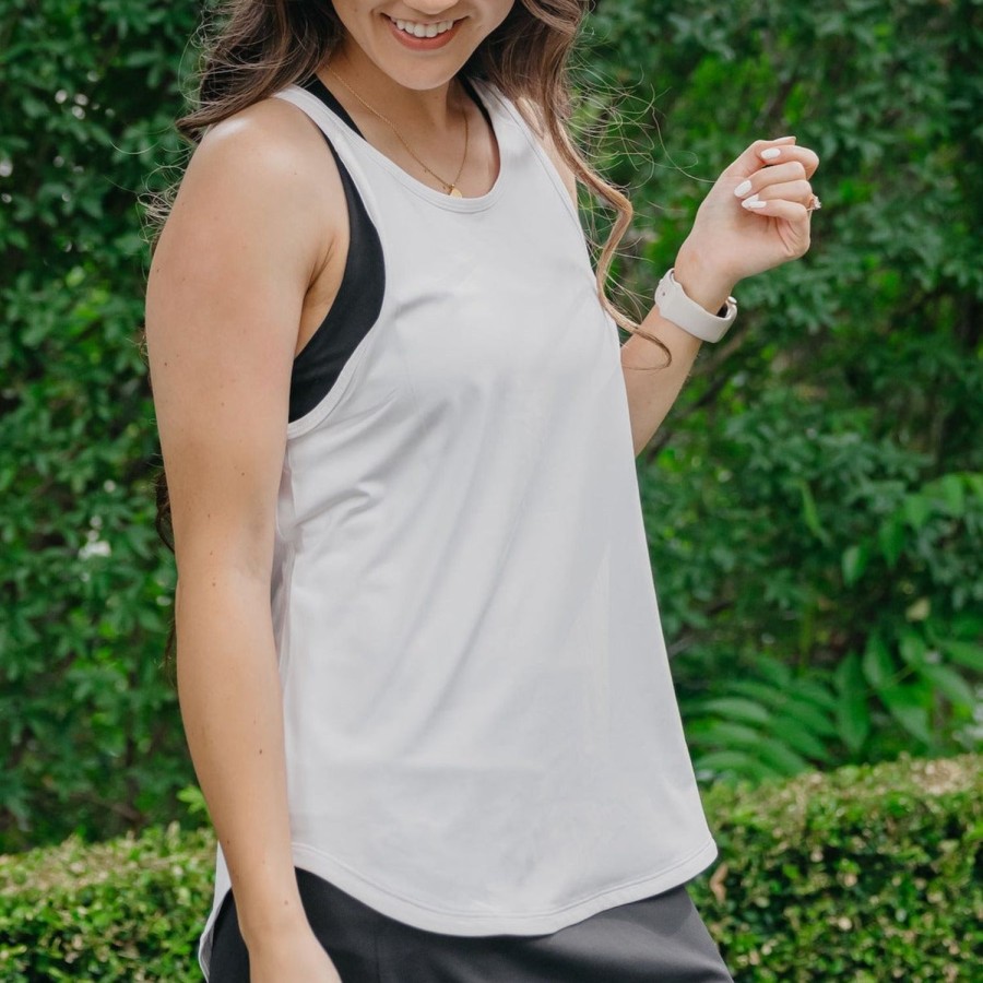 Tops Maven Thread | Breathe Tank - White