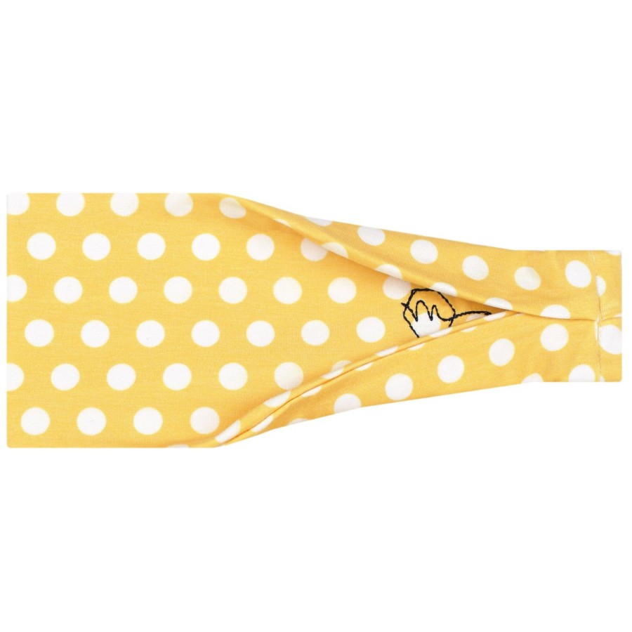 Headbands Maven Thread | Yellow Polkadot - 4'' Women'S Exercise Headband Single