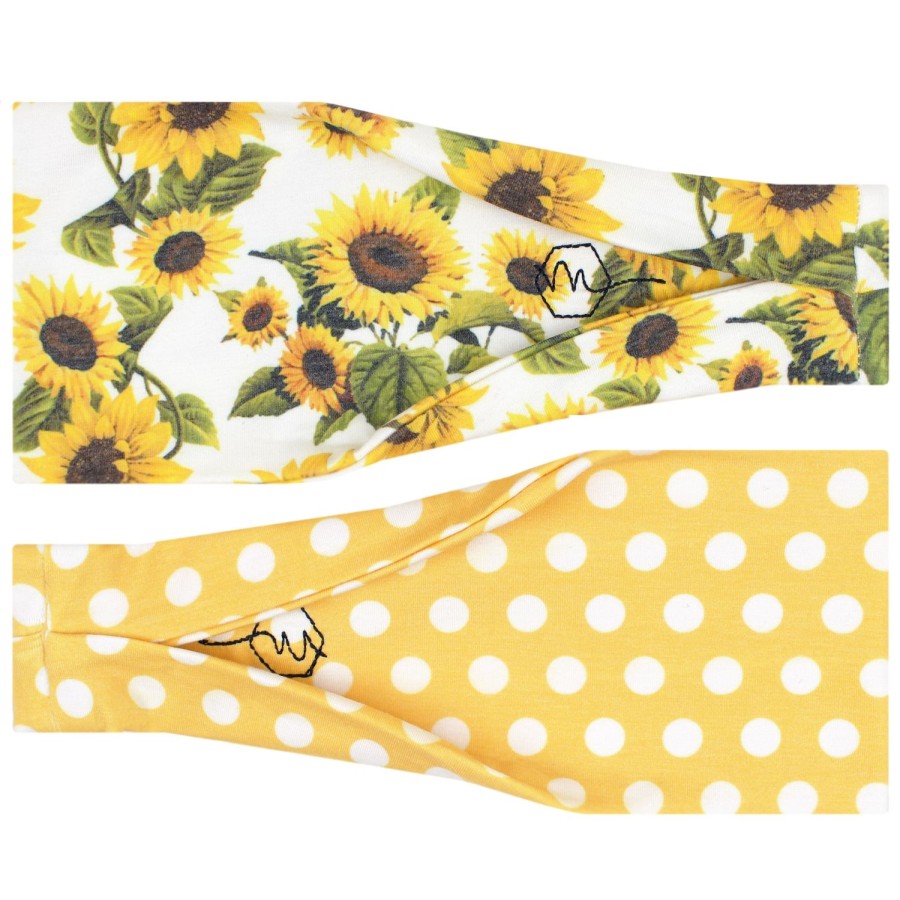 Headbands Maven Thread | Sunflower - 4'' Women'S Exercise Headband Set