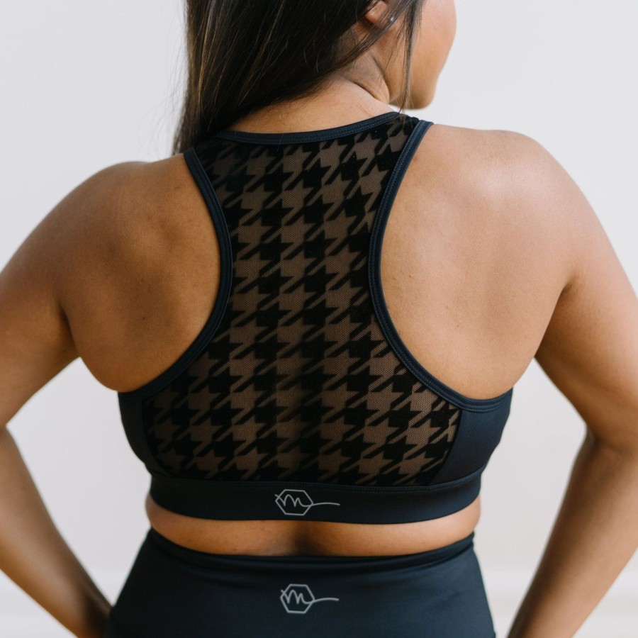 Tops Maven Thread | Soul Sports Bra - Houndstooth Mesh | Mt Sport