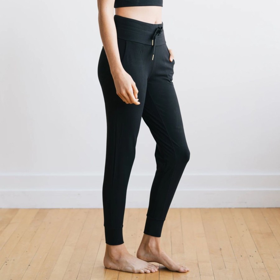 Bottoms Maven Thread | Warmup Joggers - Black | Mt Luxe