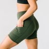 Bottoms Maven Thread | Biker Shorts - 8'' - Olive Green | Mt Luxe