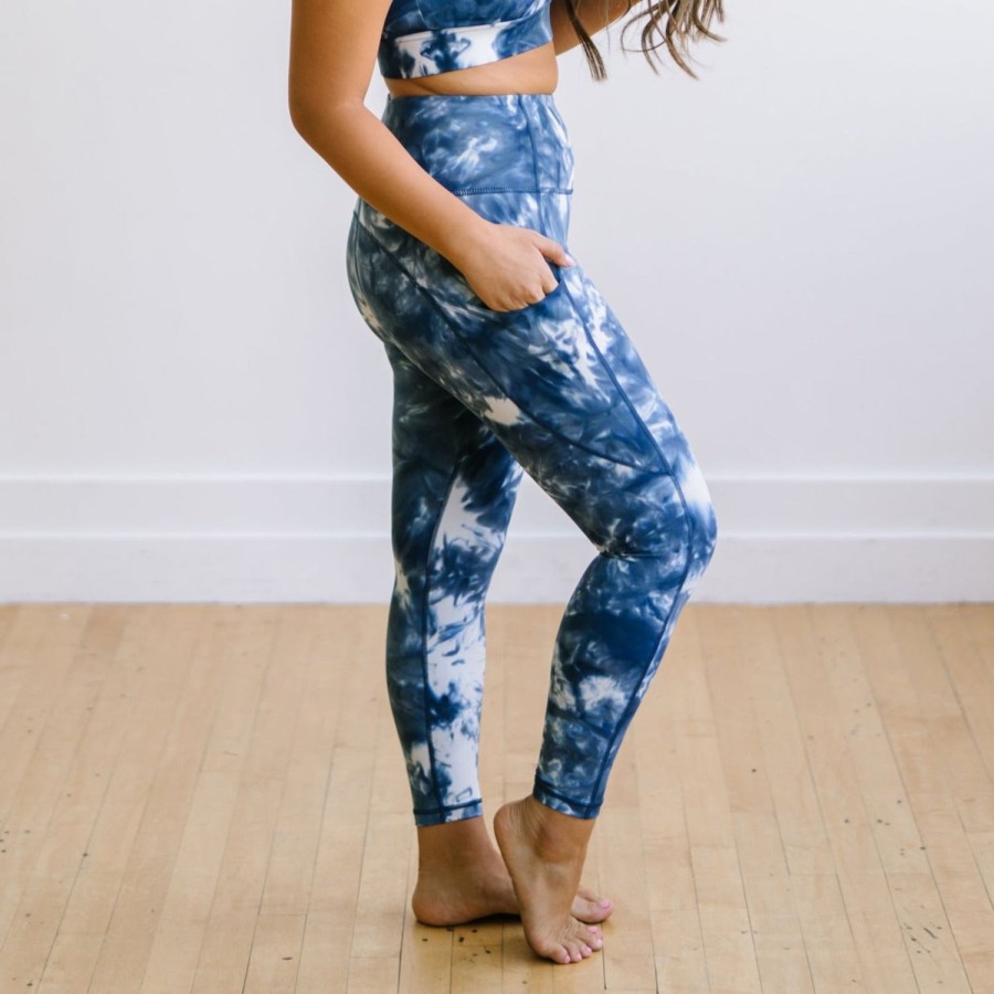 Bottoms Maven Thread | Inspire Leggings - Navy Tie Dye | Mt Sport