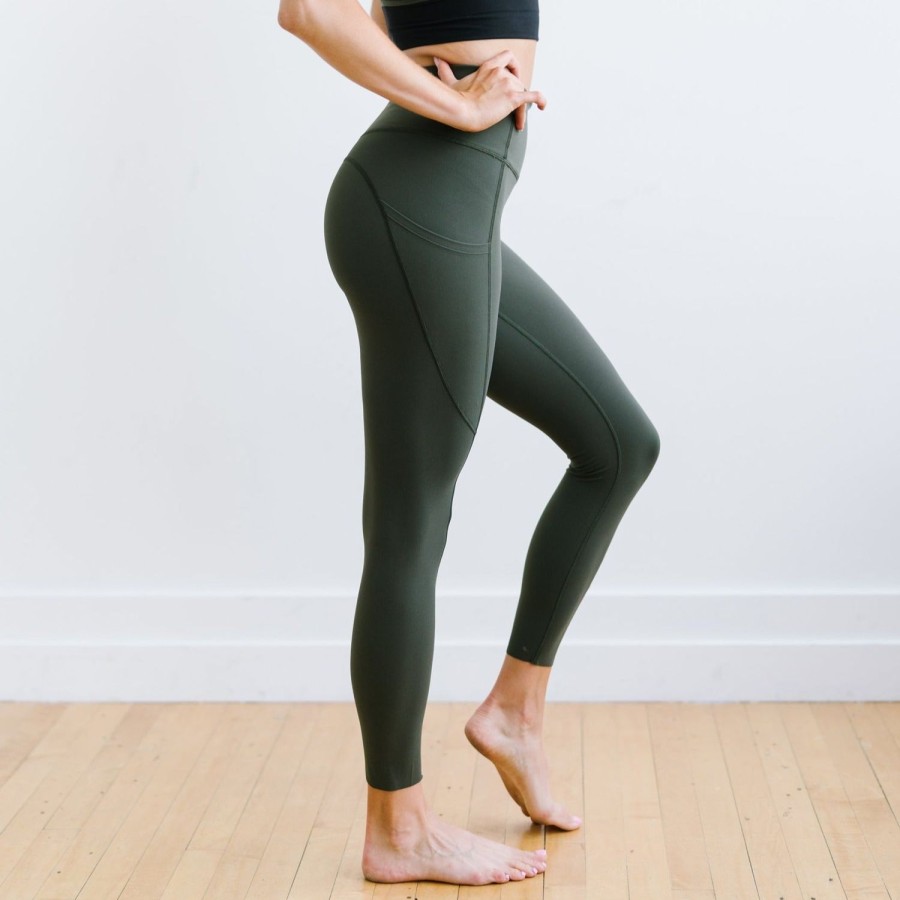 Bottoms Maven Thread | Focus Leggings - Olive Green | Mt Luxe