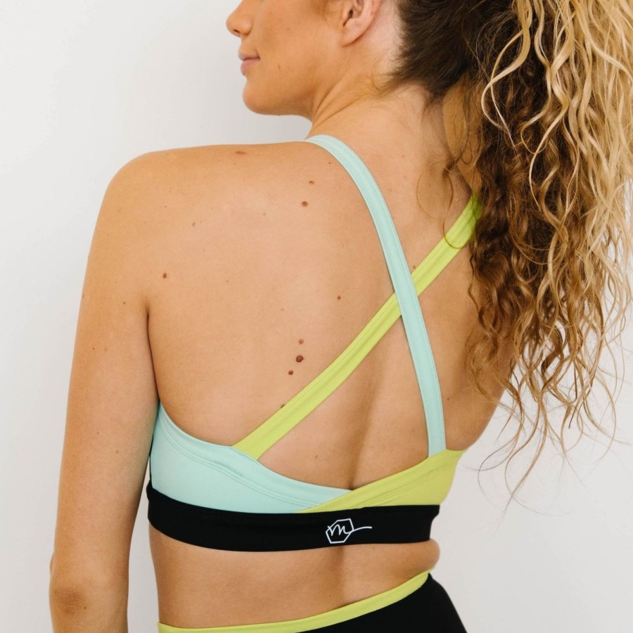 Tops Maven Thread | Hype V-Neck Sports Bra - Neon | Mt Sport