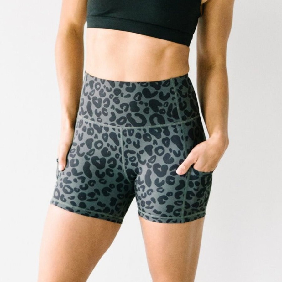 Bottoms Maven Thread | Biker Shorts - 4'' - Grey Leopard | Mt Sport