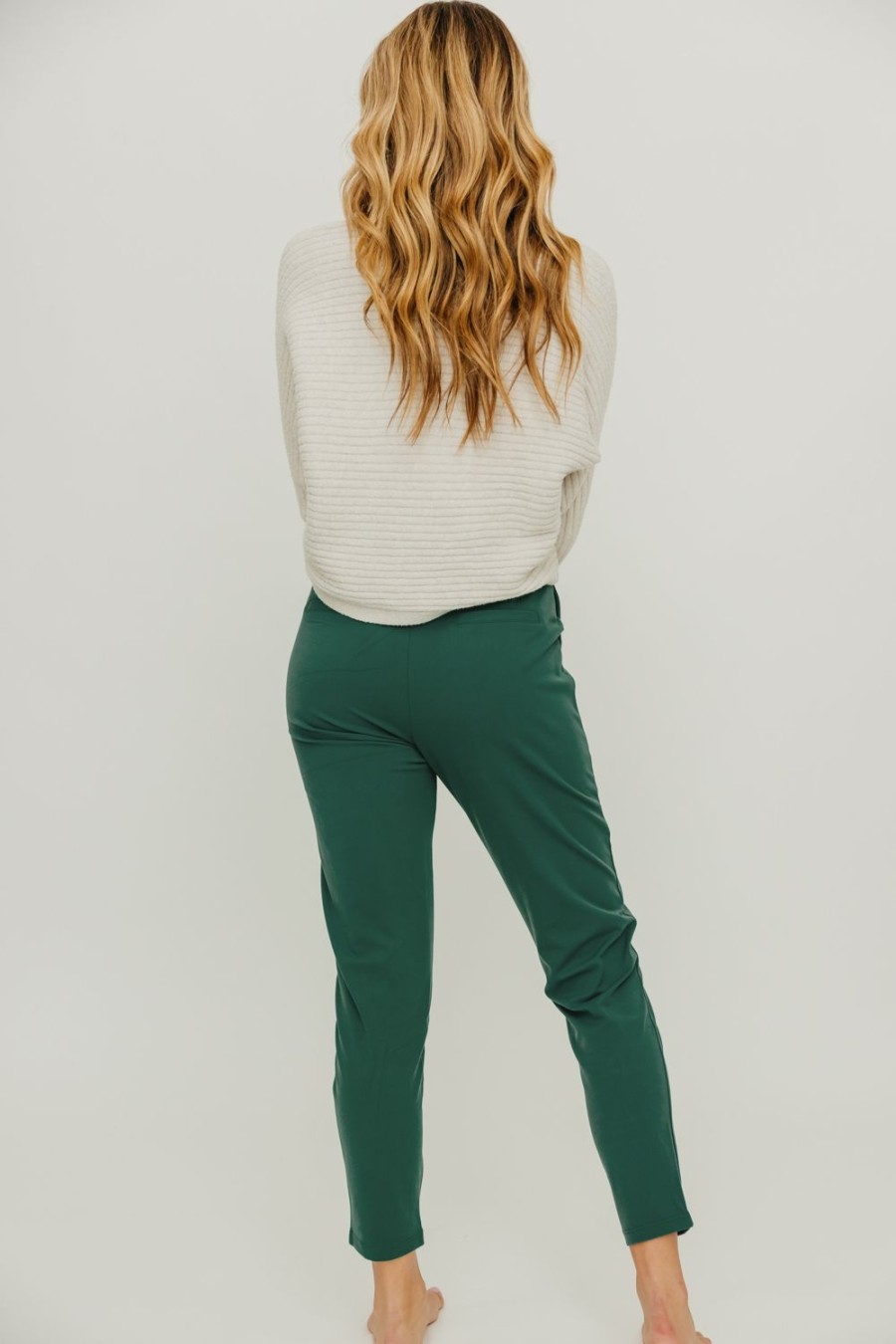 Bottoms Maven Thread | Work Hard Play Hard Trousers - Forest Green | Mt Luxe