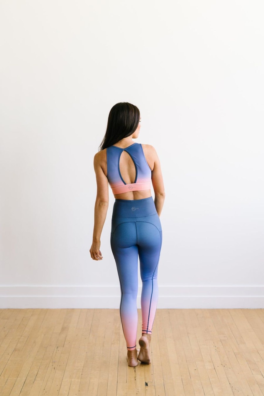 Bottoms Maven Thread | Inspire Leggings - Peach/Blue Ombre | Mt Sport