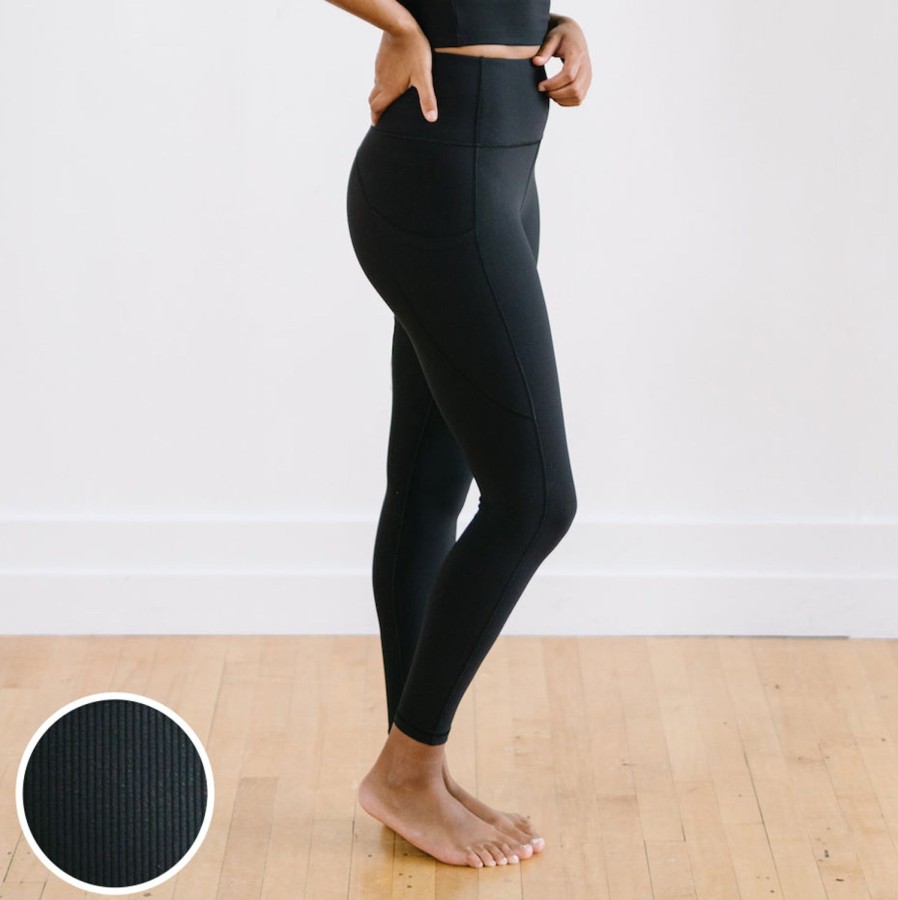 Bottoms Maven Thread | Inspire Leggings - Black Ribbed