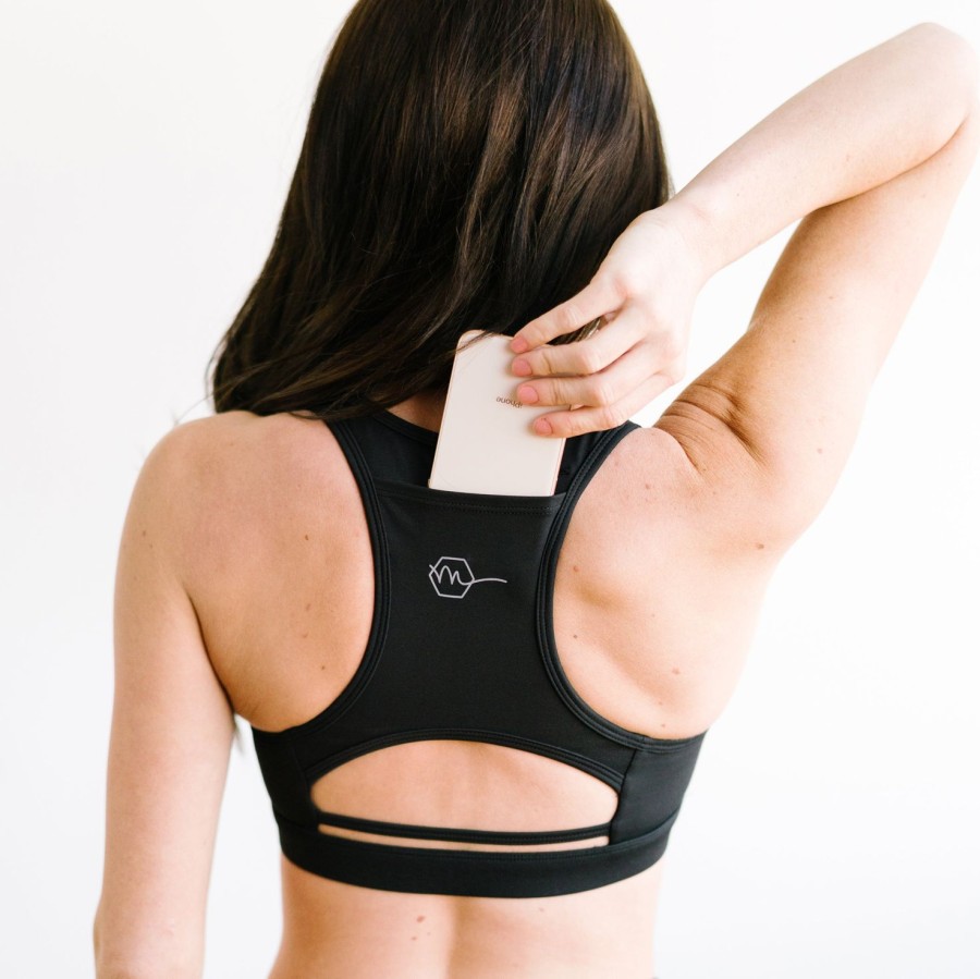 Tops Maven Thread | Power Sports Bra - Black | Mt Sport