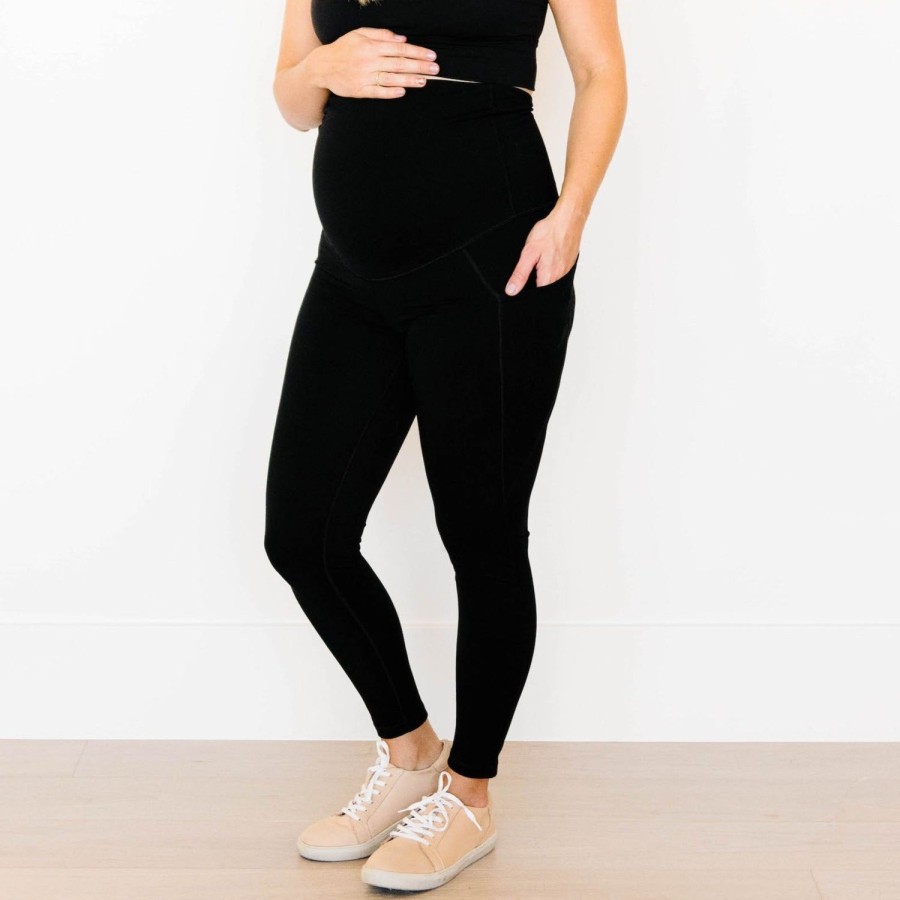 Bottoms Maven Thread | Maternity Leggings - Black | Mt Luxe