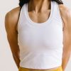 Tops Maven Thread | Renew Crop Tank - White | Mt Luxe