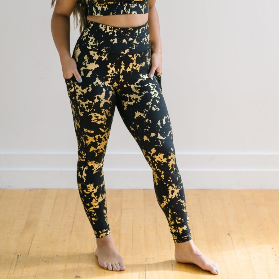 Bottoms Maven Thread | Inspire Leggings - Gold Foil | Mt Sport