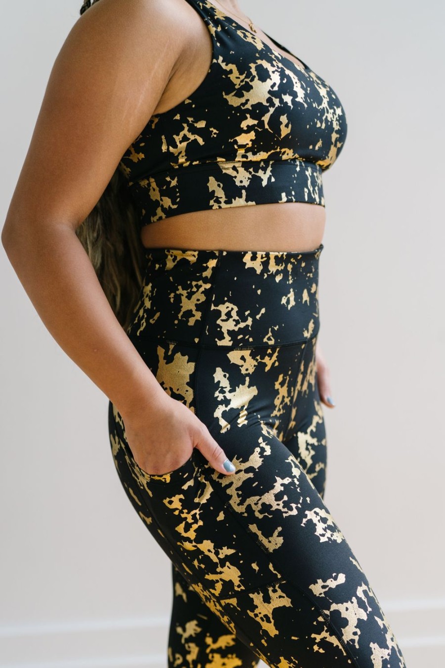 Bottoms Maven Thread | Inspire Leggings - Gold Foil | Mt Sport