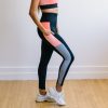 Bottoms Maven Thread | Inspire Leggings - Coral Colorblock | Mt Sport