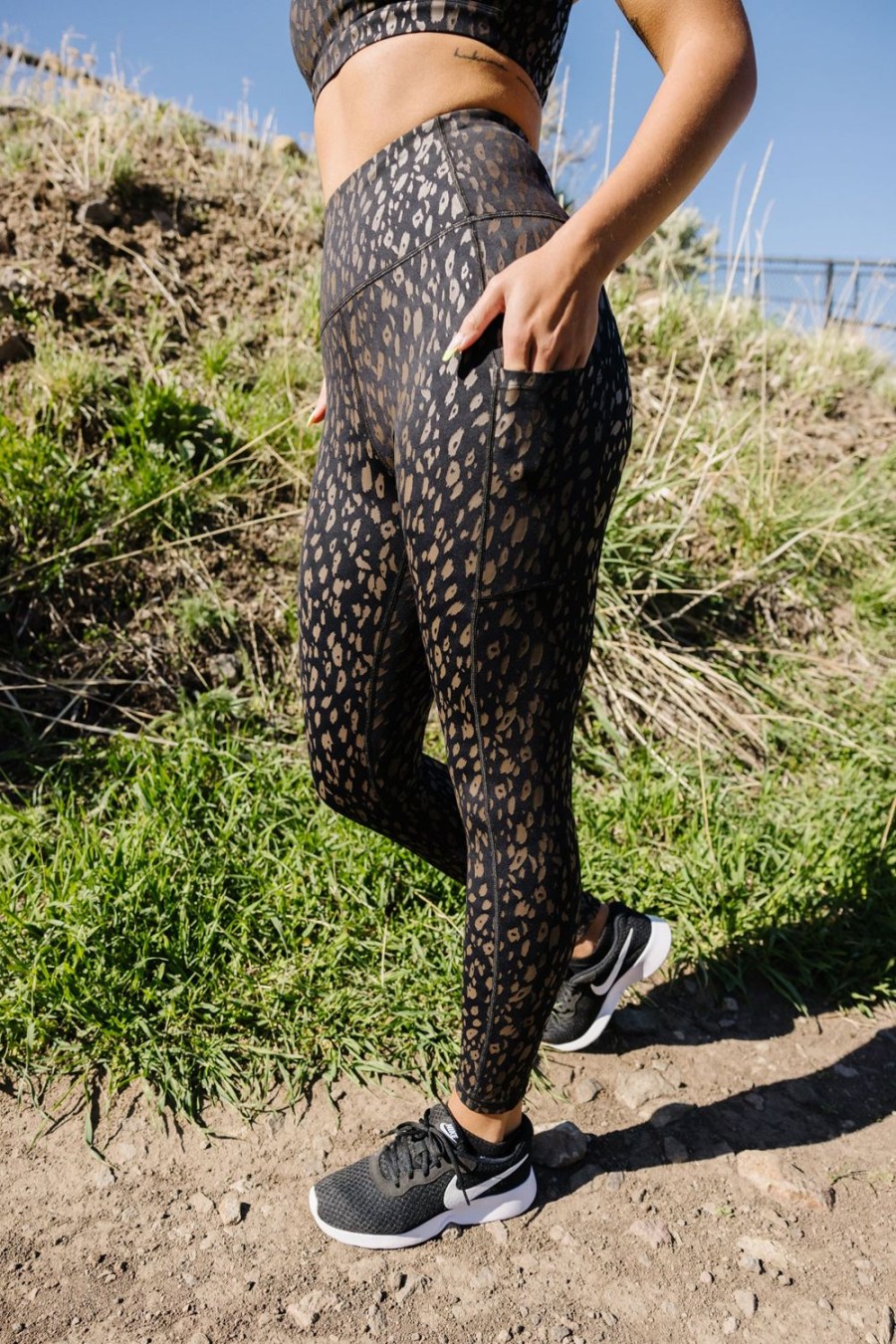 Bottoms Maven Thread | Inspire Leggings - Black W/Brown Leopard | Mt Sport