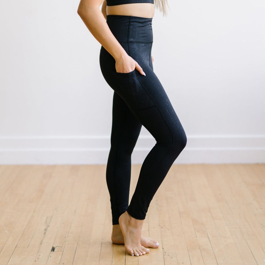 Bottoms Maven Thread | Inspire Leggings - Black Snakeskin | Mt Sport