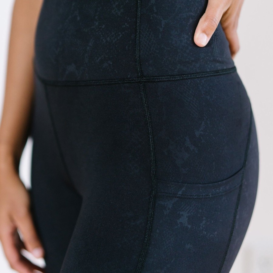 Bottoms Maven Thread | Inspire Leggings - Black Snakeskin | Mt Sport