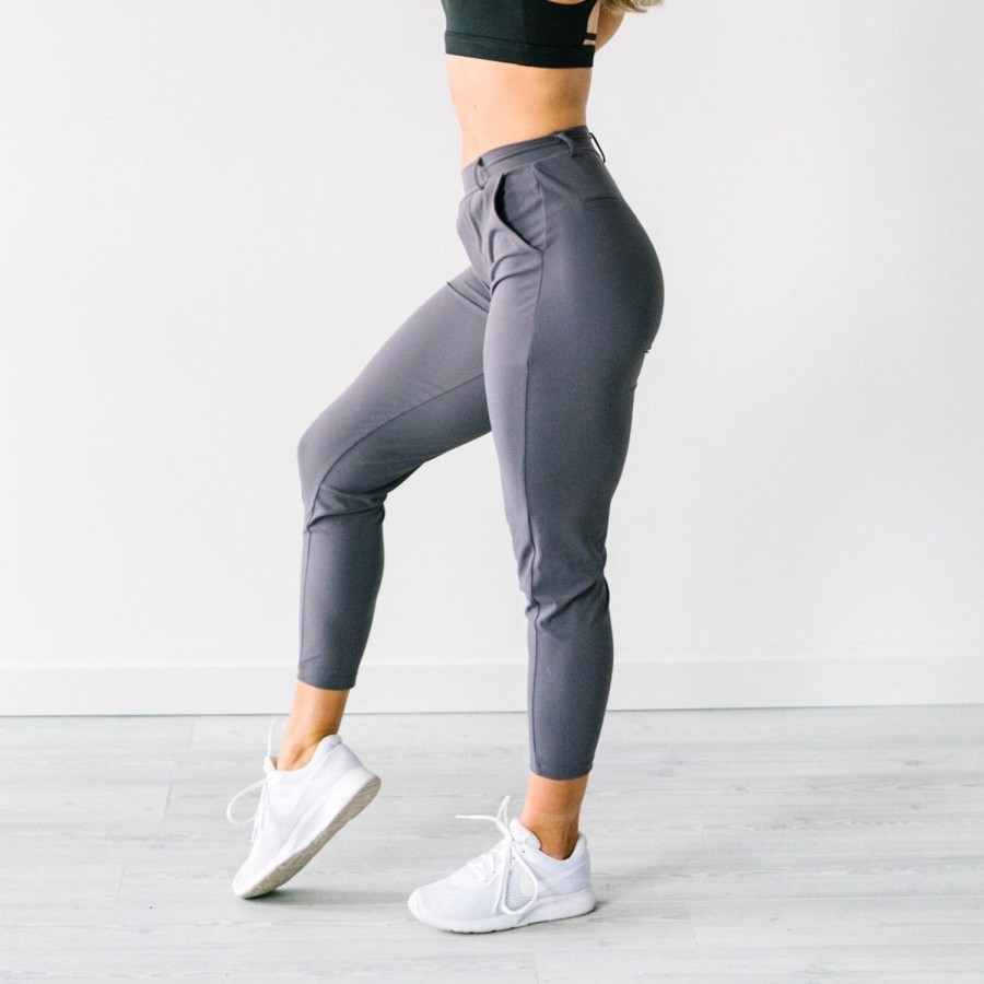 Bottoms Maven Thread | Work Hard Play Hard Trousers - Grey | Mt Luxe