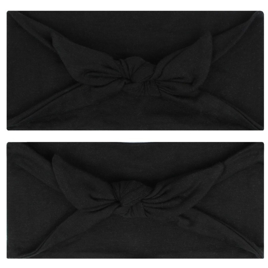 Headbands Maven Thread | Black Basics - 4'' Women'S Exercise Bow Headband Set