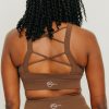 Tops Maven Thread | Fearless Sports Bra - Brown | Mt Luxe