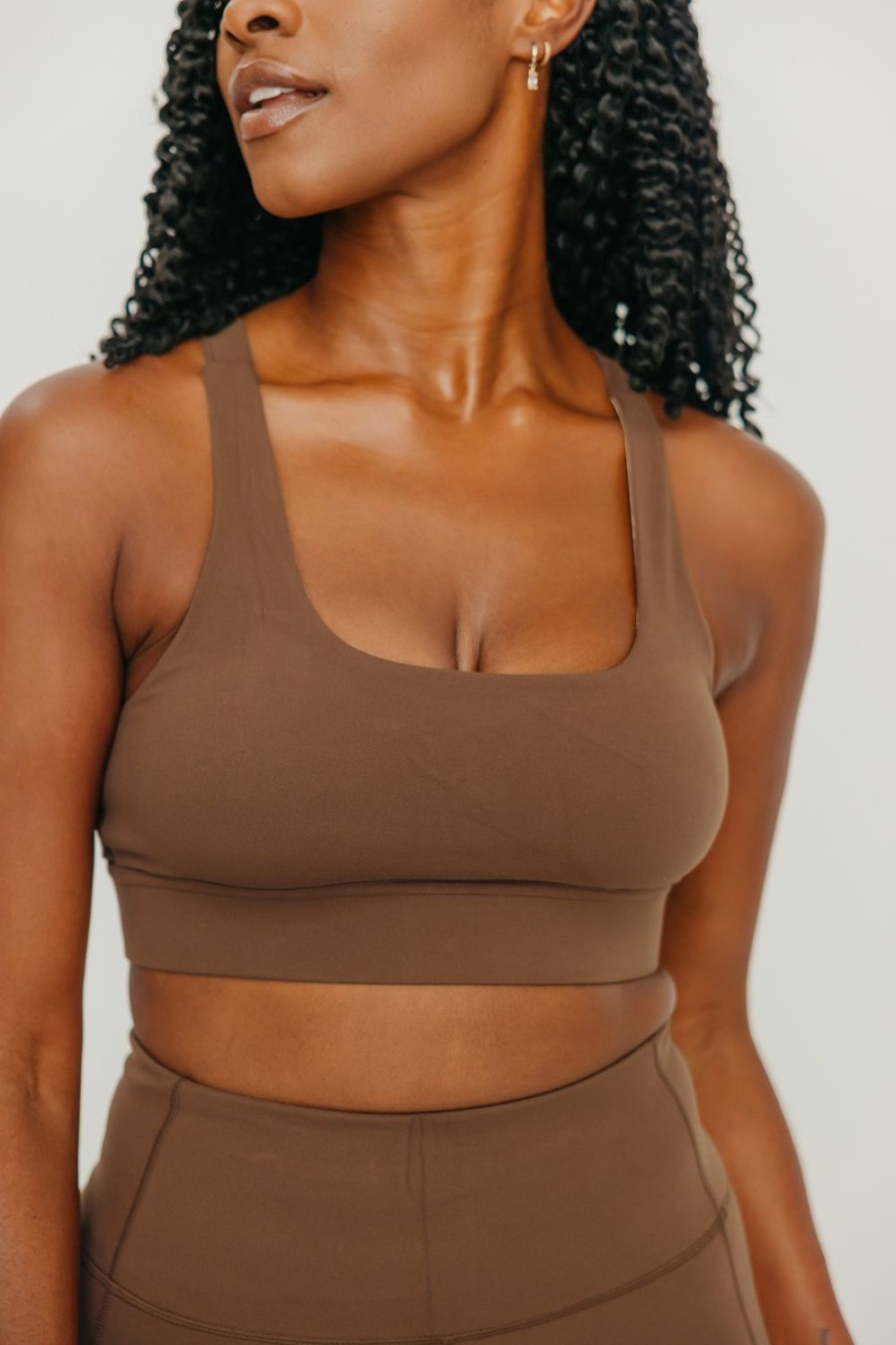 Tops Maven Thread | Fearless Sports Bra - Brown | Mt Luxe