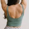 Tops Maven Thread | Crop Tank Sports Bra - Sage | Mt Luxe