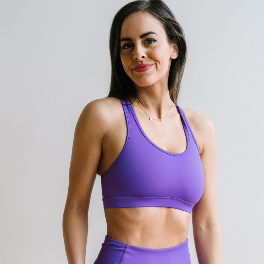 Tops Maven Thread | Power Sports Bra - Violet | Mt Sport