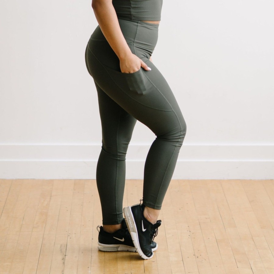 Bottoms Maven Thread | Inspire Leggings - Green Ribbed