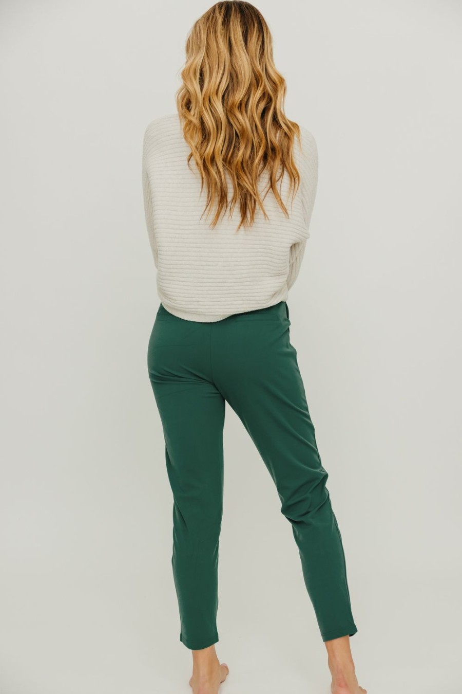 Bottoms Maven Thread | Work Hard Play Hard Trousers - Forest Green | Mt Luxe