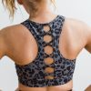 Tops Maven Thread | Courage Sports Bra - Gray Leopard | Mt Sport