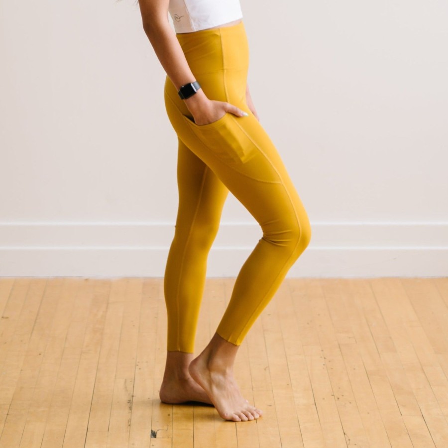 Bottoms Maven Thread | Focus Leggings - Mustard | Mt Luxe