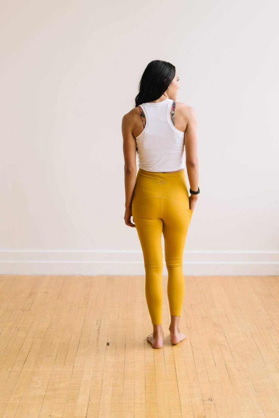 Bottoms Maven Thread | Focus Leggings - Mustard | Mt Luxe